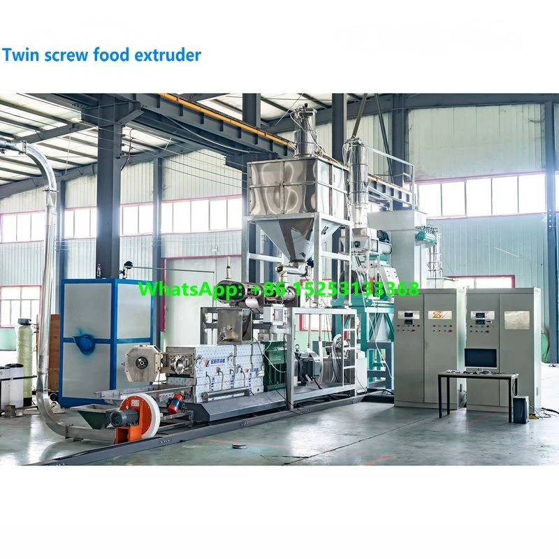 Automatic floating fish feed machine